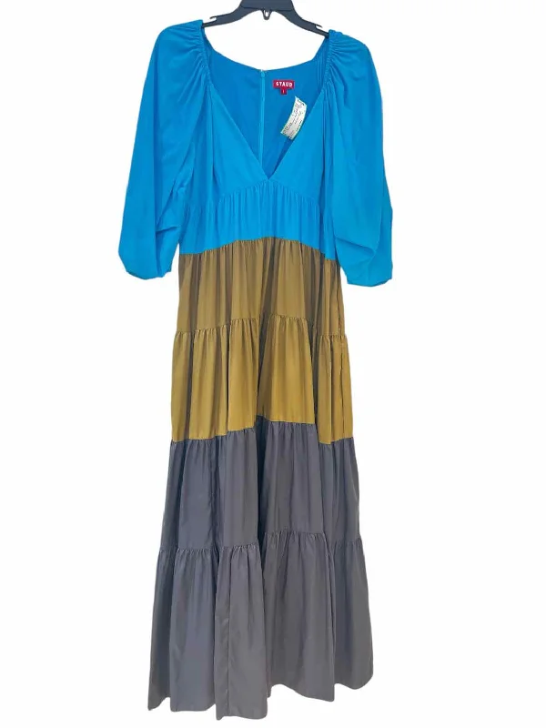Act Now STAUD Multi Blue Size L Dress