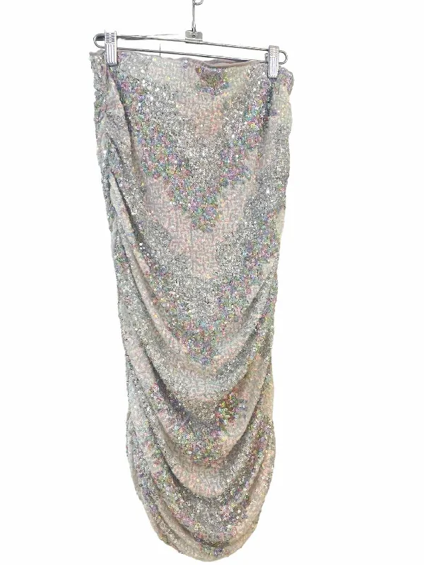 Year-End Sale Le Superbe silver and pink Size S Skirt