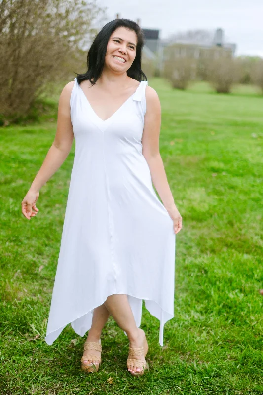 Seasonal Sale ISLAND flowy midi sundress