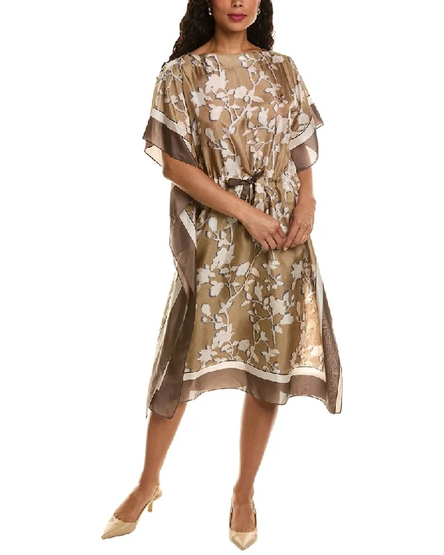 While Supplies Last Brunello Cucinelli Silk Caftan Dress