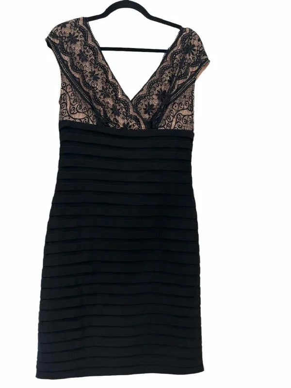 Limited Time Discount Adrianna Papell Black and nude Size 12 Dress