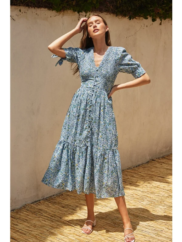 Lowest Price Dress Forum Lily Floral Dress In Blue