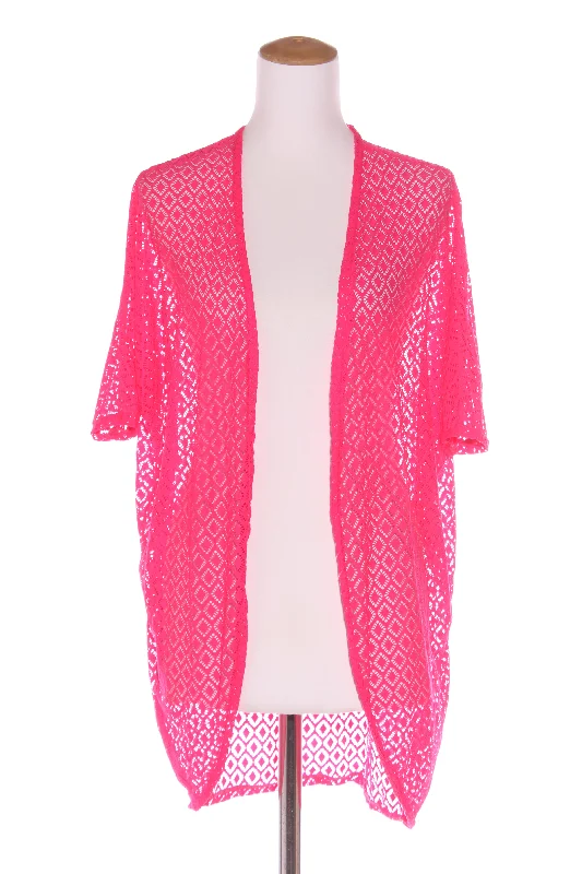 HOME-LEE - Hot pink lace cardi! 10-14