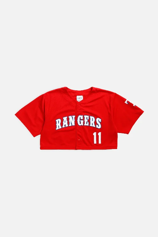 Rework Crop Texas Rangers MLB Jersey - M