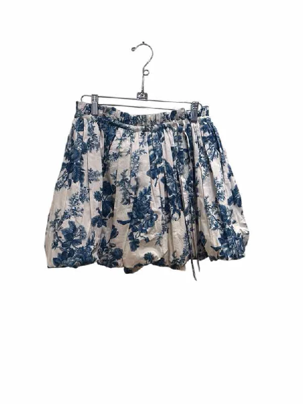 Daily Deals Love Shack Fancy Blue and Cream Size XS Skirt