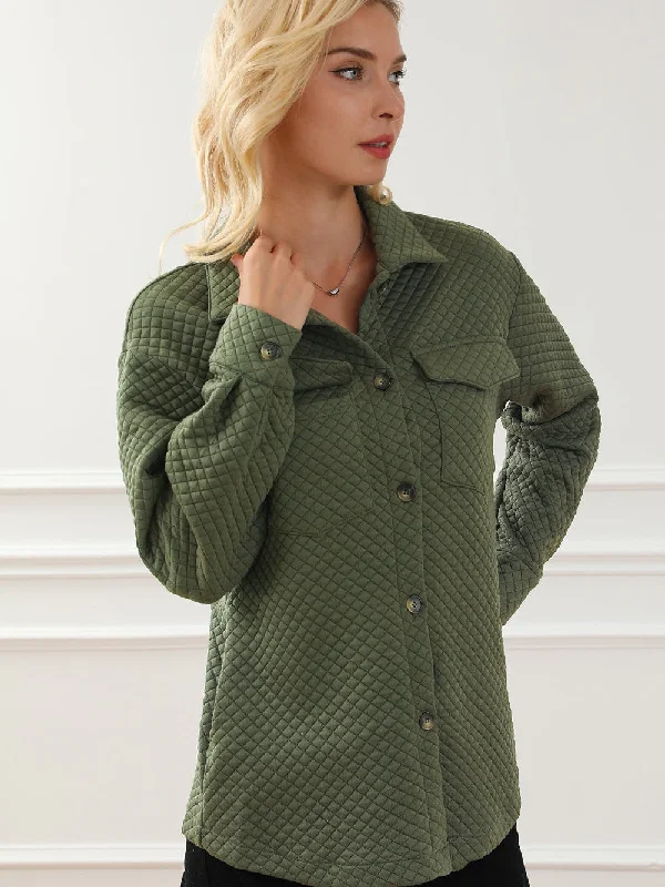 Casual Quilted Overshirt