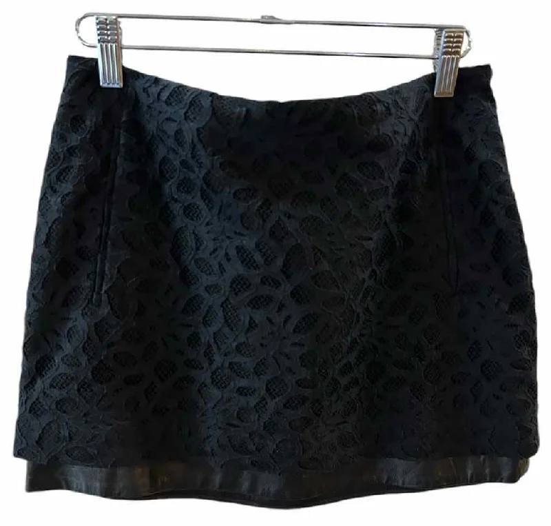 Members Only diane von furstenberg Black Size 4 Skirt