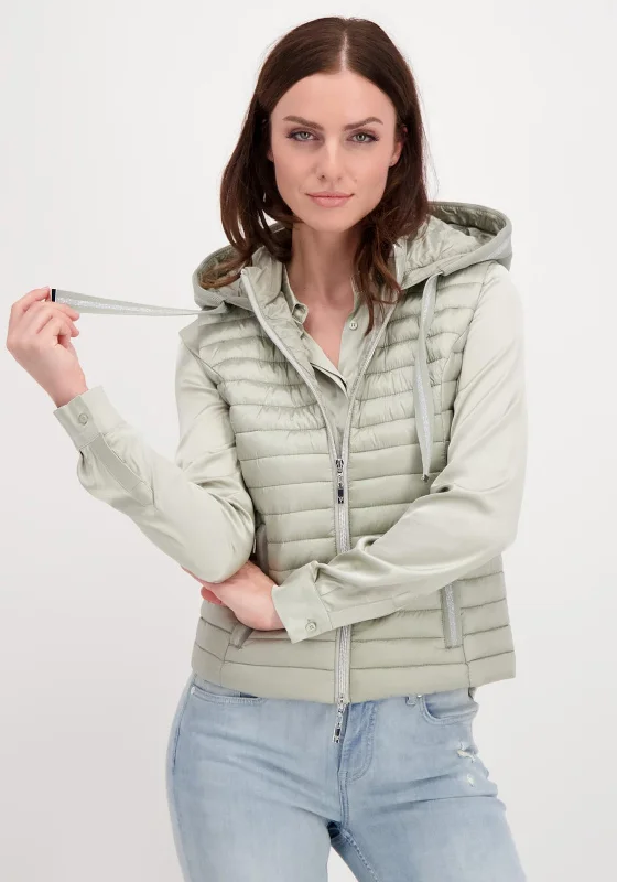 Monari Short Quilted Gilet, Sage