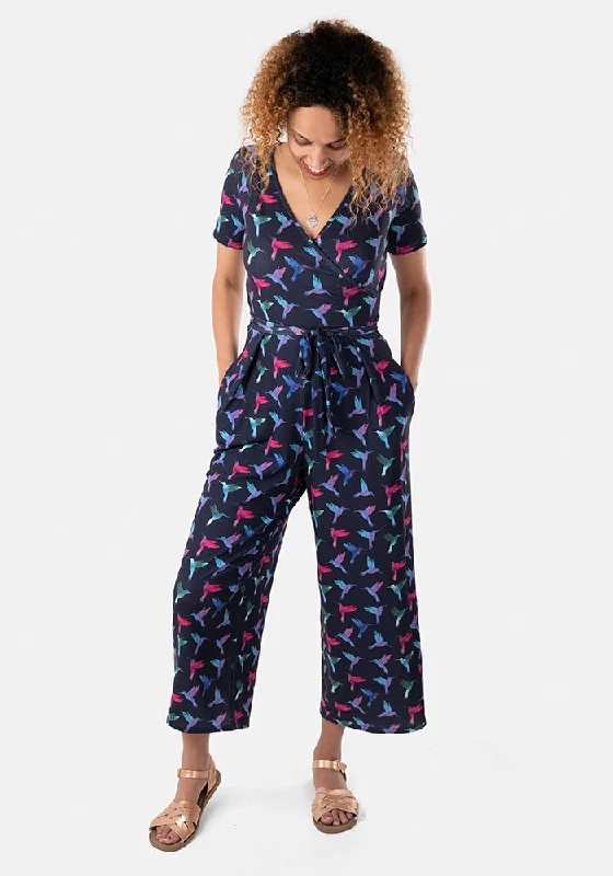 Seasonal Clearance McKinley Hummingbird Culotte Jumpsuit
