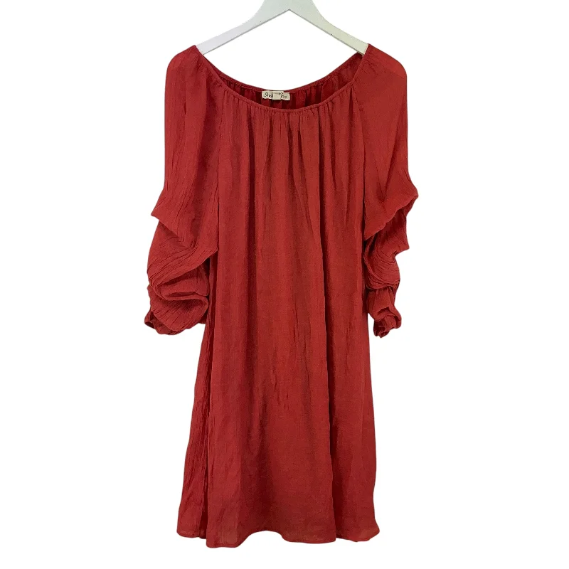 Price Buster Dress Casual Midi By Clothes Mentor In Orange, Size: 2x