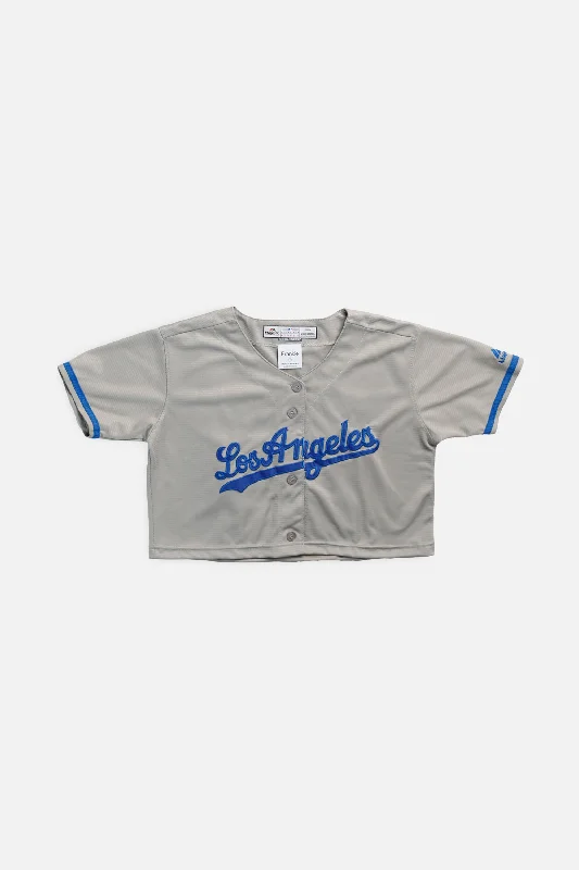 Rework Crop LA Dodgers MLB Jersey - S