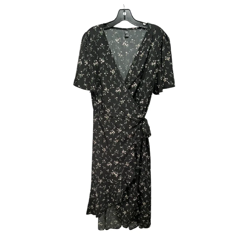 Online Specials Wrap Dress Casual Maxi By Shein In Floral Print, Size: 3x