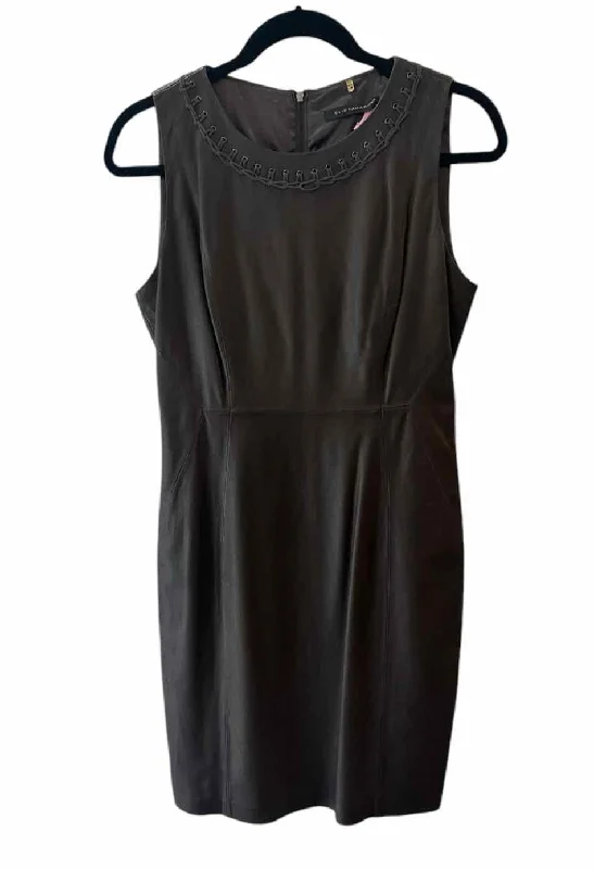 Overstock Sale Elie Tahari chocolate Size 4 Dress