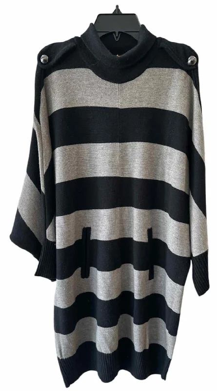Season Finale Sale Tory Burch gray and black Size M Dress