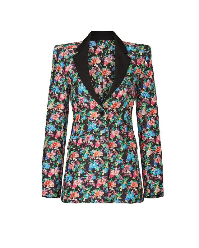 Rabanne Floral Print Blazer