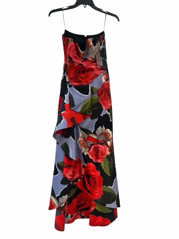 Bargain Bin Parker Black Black Multi Size 8 Dress