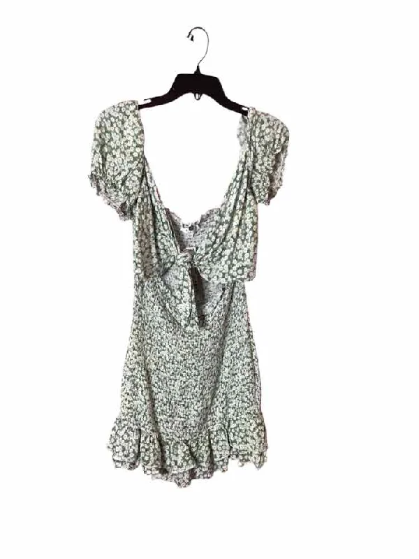 Bargain Prices Mable Green and White Size L Dress