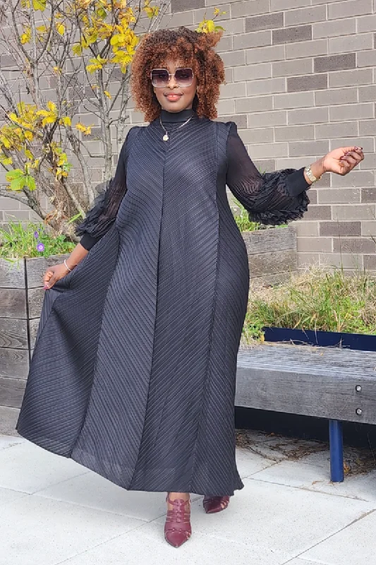 Factory Direct Sale MAJESTY DRESS /BLACK