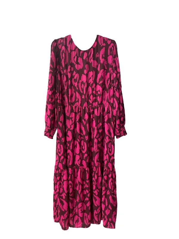 Bonus Savings Dress Casual Maxi By Who What Wear In Pink, Size: 1x