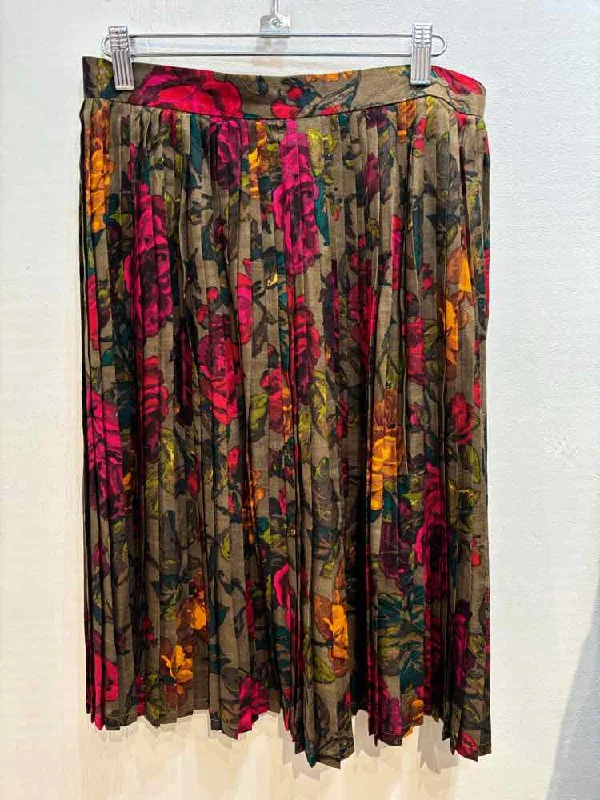 Special Price Linda Allard Ellen T. Green and red Size 12 Skirt