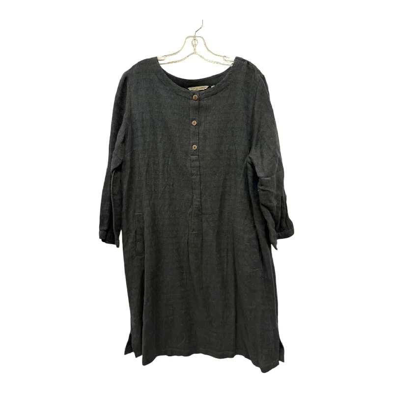 Closeout Sale Dress Casual Midi By Soft Surroundings In Black, Size:Xl