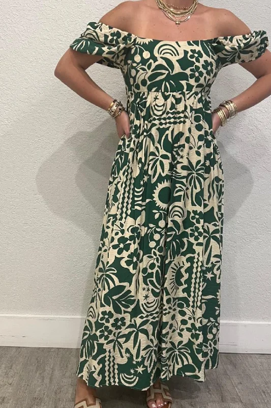 Act Fast Grinnell Maxi Dress