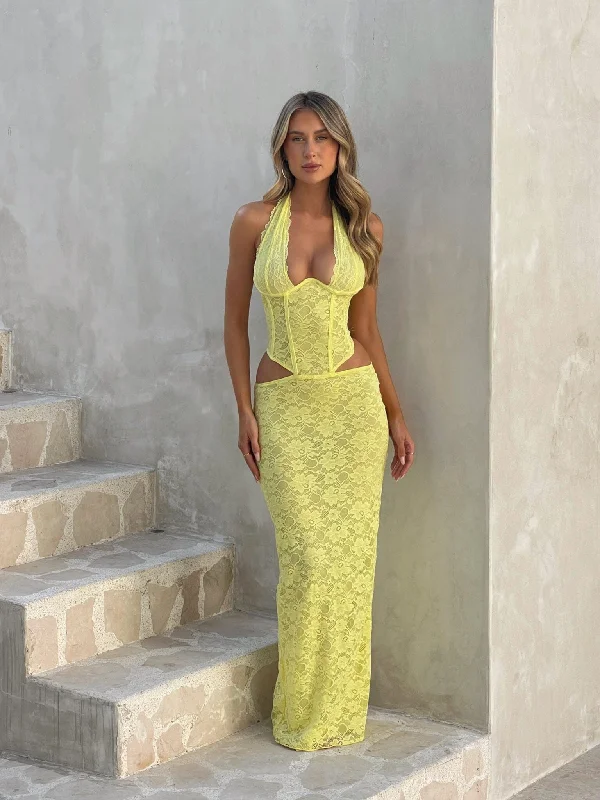 Best Bargains VIDA MAXI DRESS YELLOW