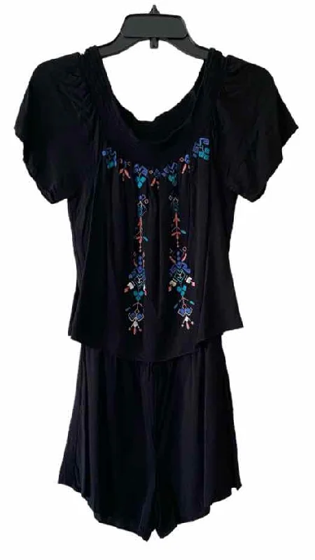Get It Before It’s Gone Parker Black Multi Size S Romper
