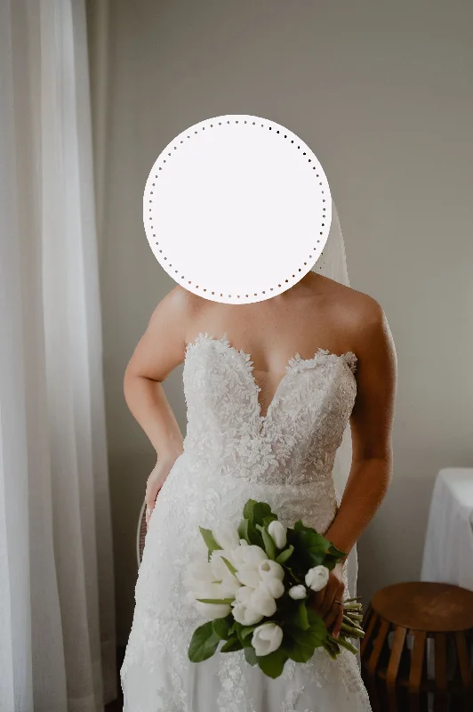 Must-Have Deals White One / W1 Halo (size 6) - altered to strapples