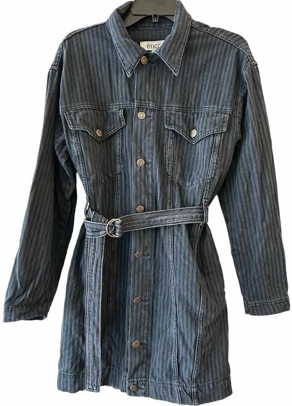 Massive Deals etica Blue Multi Size XS Dress