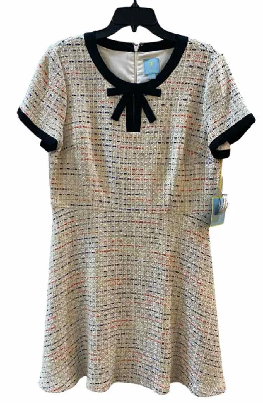 Blowout Deals Cece Cream Multi Size 14 Dress