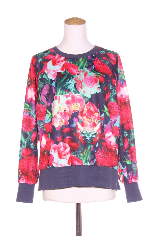 AUGUSTINE (LN) Floral print sweater! 10-12