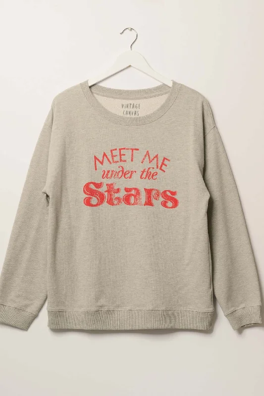 Meet Me Under the Stars Graphic Sweatshirt