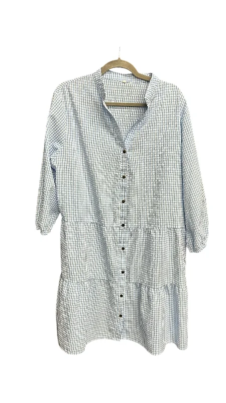 Today’s Special Dress Casual Short By Clothes Mentor In Checkered Pattern, Size: Xl