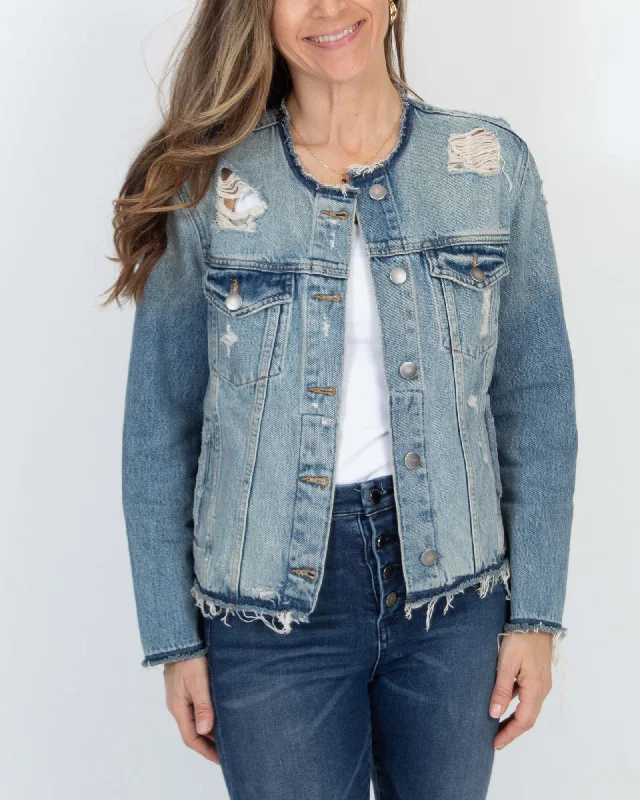 Distressed Denim Jacket