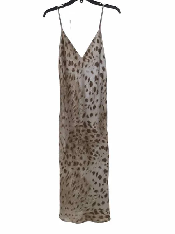 Quick Sale L'Agence Cream and Brown Size 8 Dress