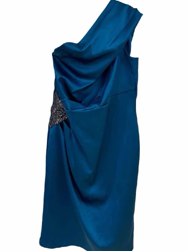 Huge Discounts eliza J Dark Teal Size 14 Dress