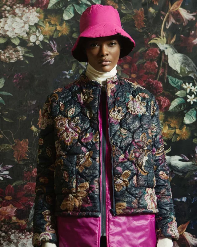 Floral Puffer Jacket