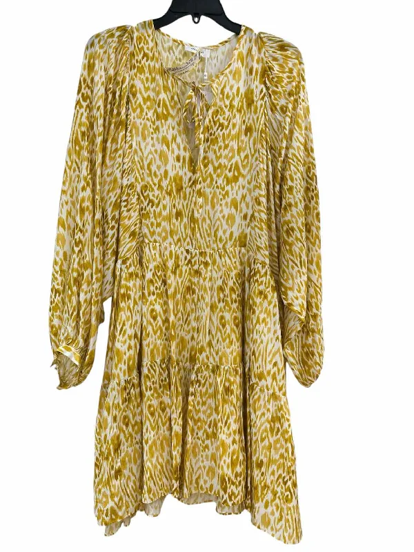 Sneak Peek Sale Anine Bing Yellow and white Size M Dress