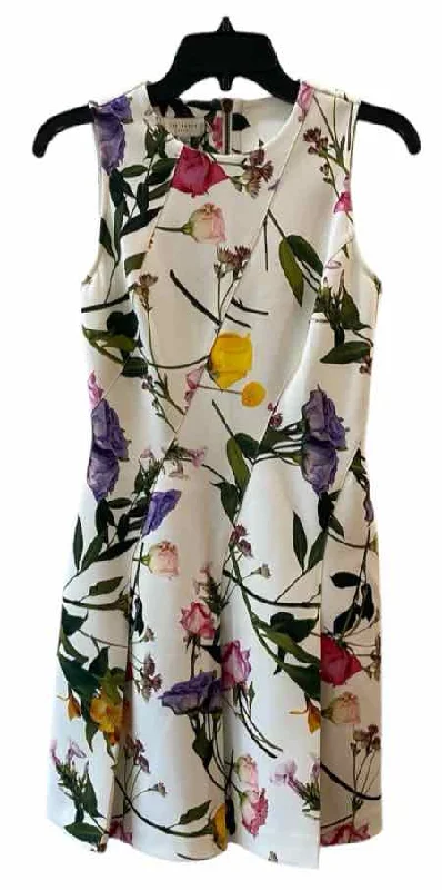 Fantastic Offers Ted Baker White Multi Size 1 Dress