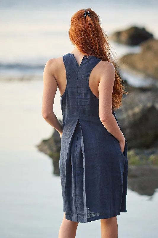 Deal of the Day Pinafore Linen Dress