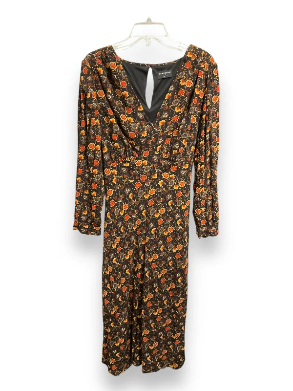 Instant Discount Dress Casual Midi By Lane Bryant In Floral Print, Size: Xl
