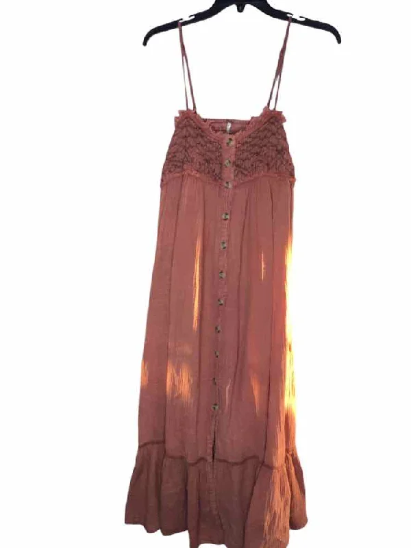 Massive Deals Free People Burnt Orange Size L Dress