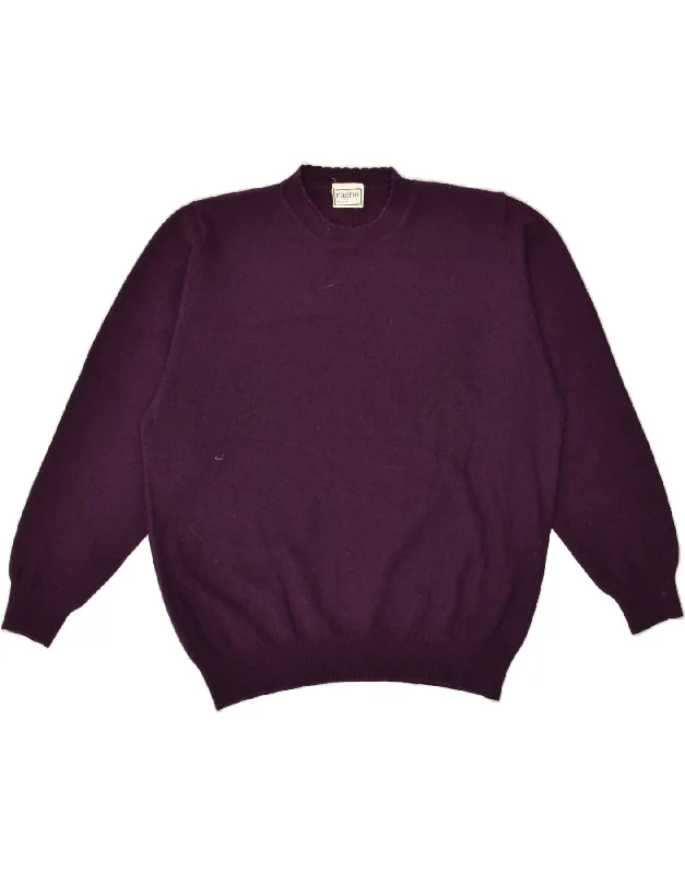 RAGNO Womens Turtle Neck Jumper Sweater UK 12 Medium Purple