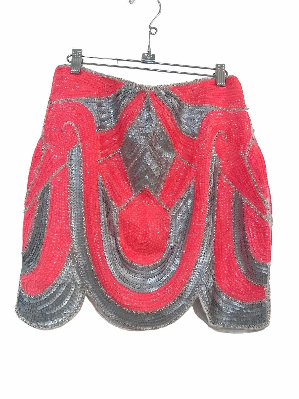 Hot Deal Endless Rose Pink and Gray Size S Skirt