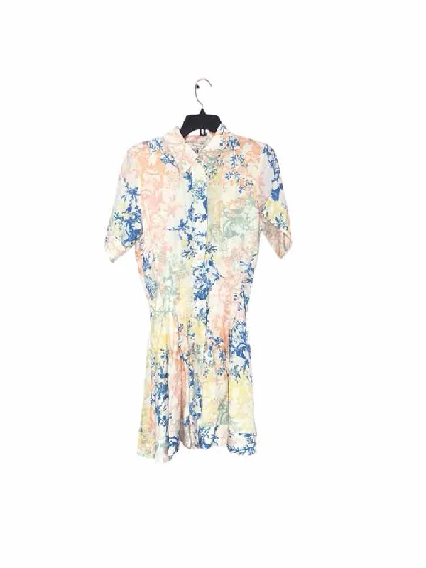 Members Only Hunter Bell White Multi Size 8 Dress