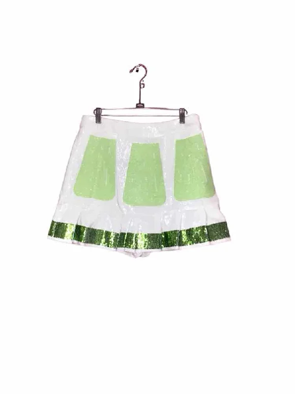 Best Deals Queen of Sparkles White and Green Size L Skirt