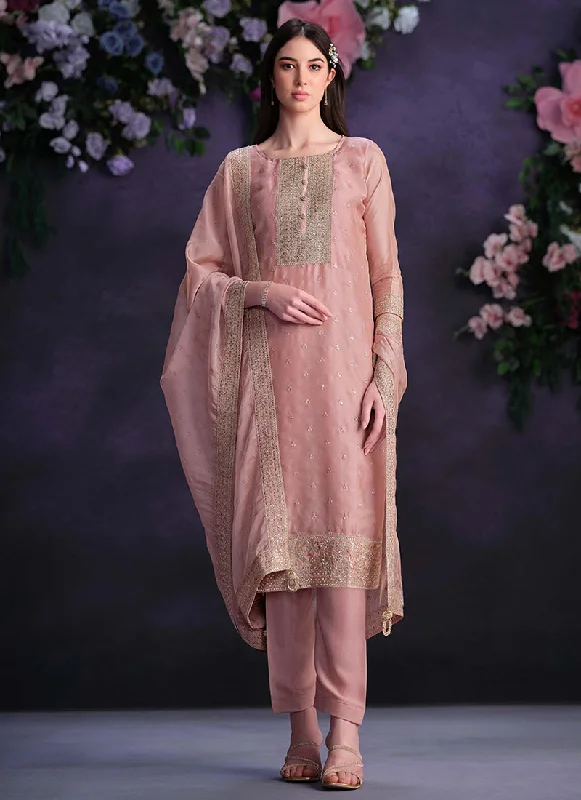 Limited Time Offer Pink Designer Embroidery Pakistani Pant Suit