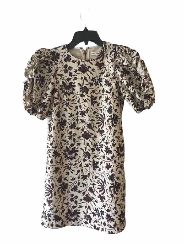 Grand Opening Sale ULLA JOHNSON Cream Multi Size No Label Dress
