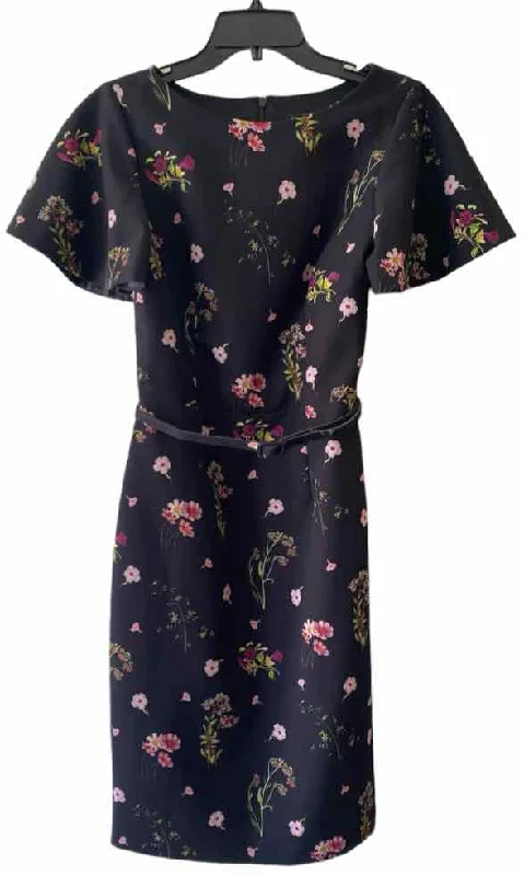 Value Deals David Meister Black Multi Size 6 Dress